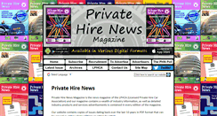 Desktop Screenshot of privatehirenews.co.uk
